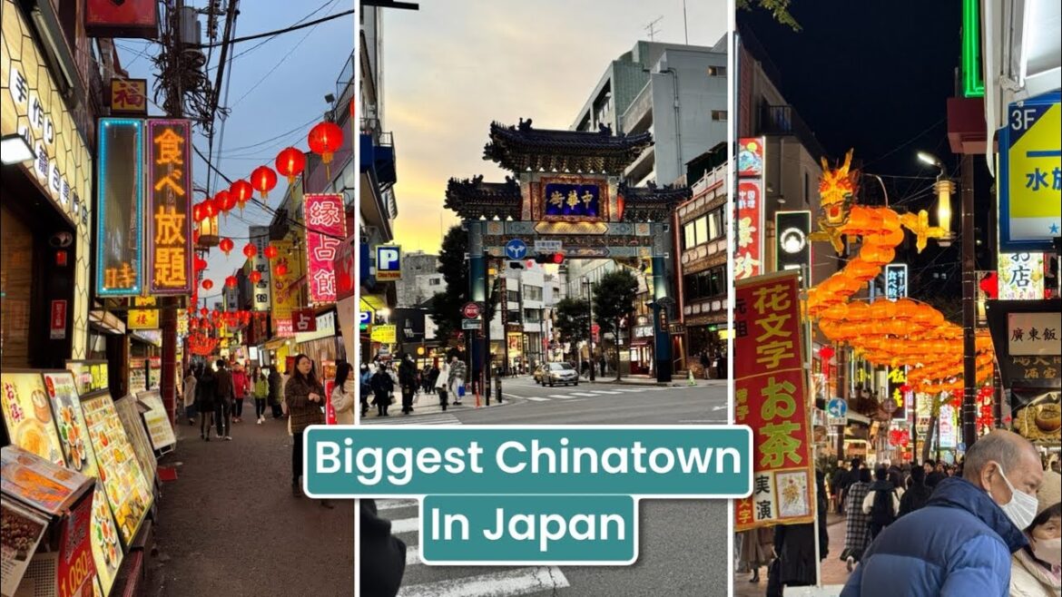 Walking in the Biggest Chinatown in Japan Yokohama Chinatown