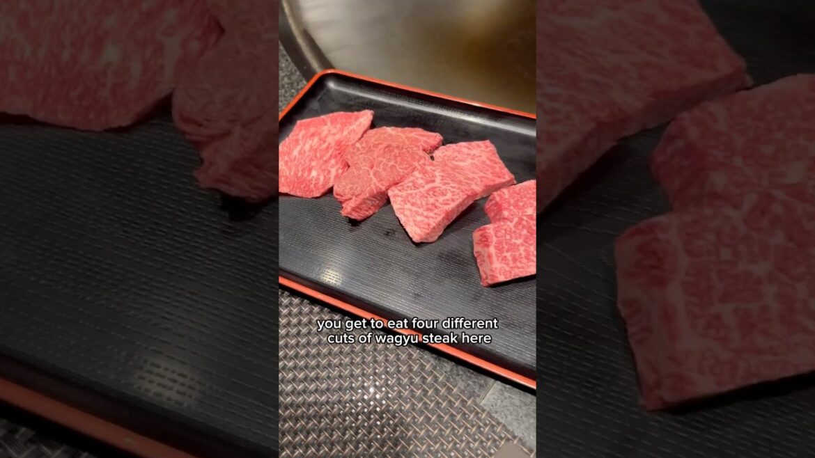 Steak hits different in Japan #wagyu #teppanyaki #shorts
