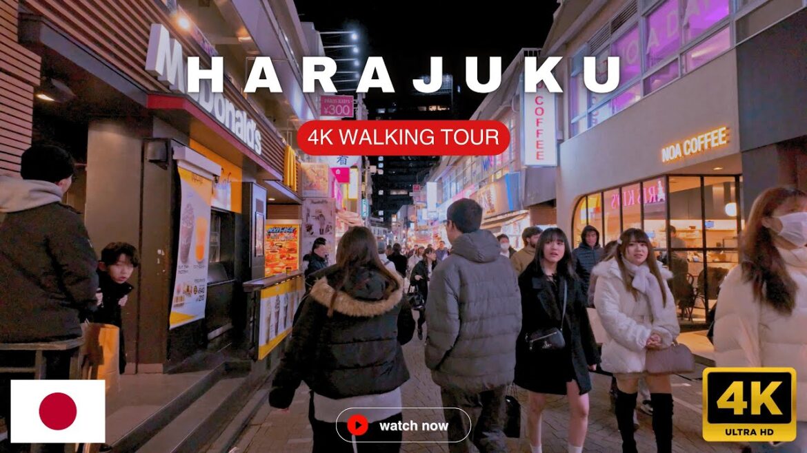 Tokyo Night Walk in Harajuku Takeshita Street 2025 | Japan Travel Walking Tour 4K UHD Tokyo Night Walk in Harajuku Takeshita Street 2025 | Japan Travel Walking Tour 4K UHD