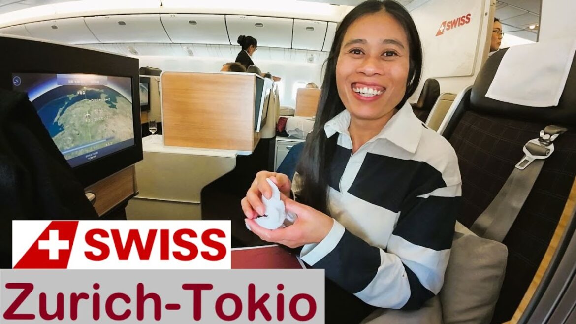 Swiss Business Class Flight Zurich to Tokio Narita in Japan | Boeing 777-300ER long-haul Trip Report