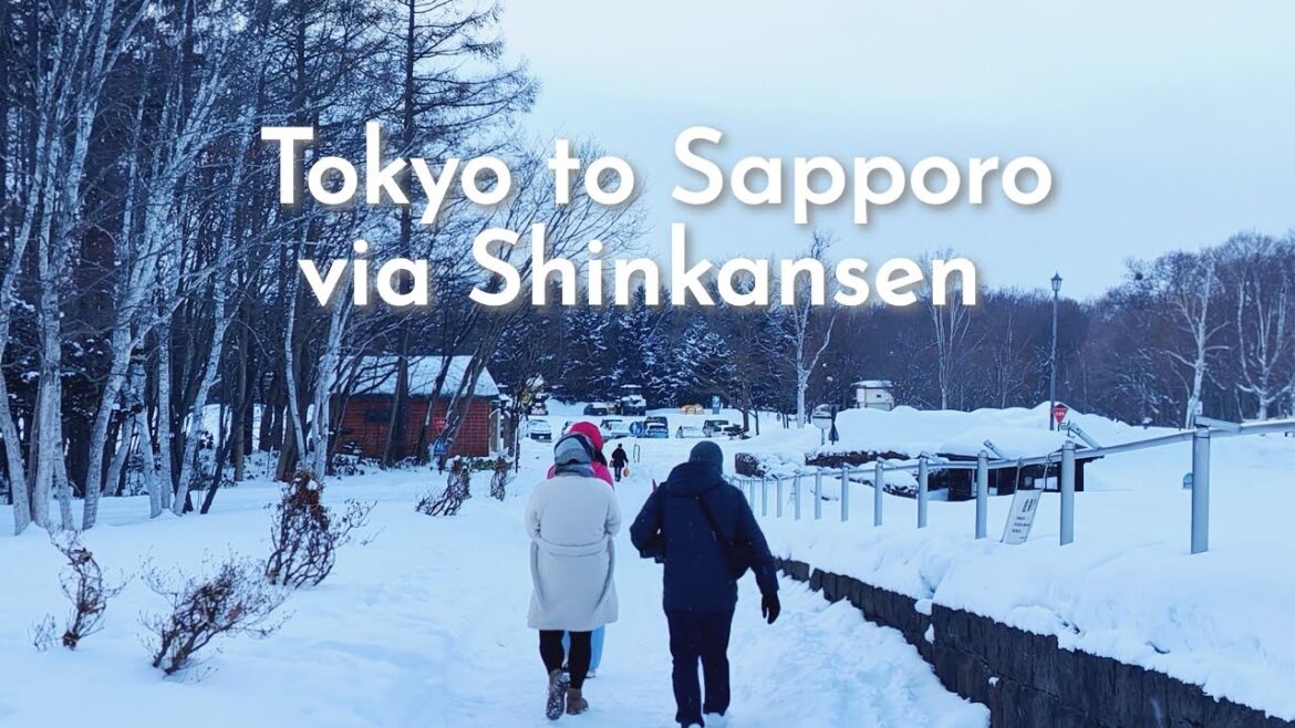 Traveling from Tokyo to Sapporo Japan via Shinkansen
