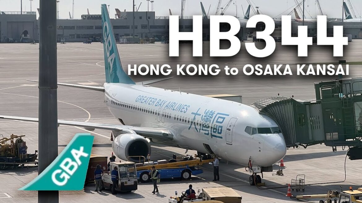 Greater Bay Airlines ECONOMY 大灣區航空 | Boeing 737-800 Hong Kong to Osaka Kansai [4K]