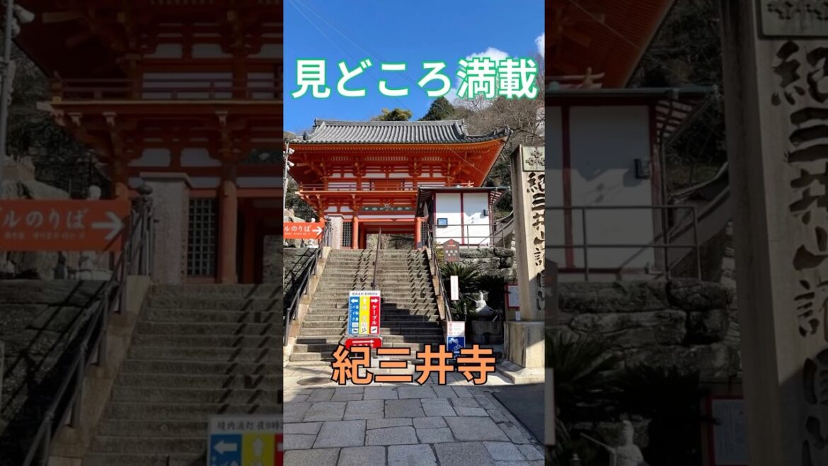 見どころ満載　紀三井寺　和歌山県　和歌山県和歌山市　旅行　国内旅行　wakayama