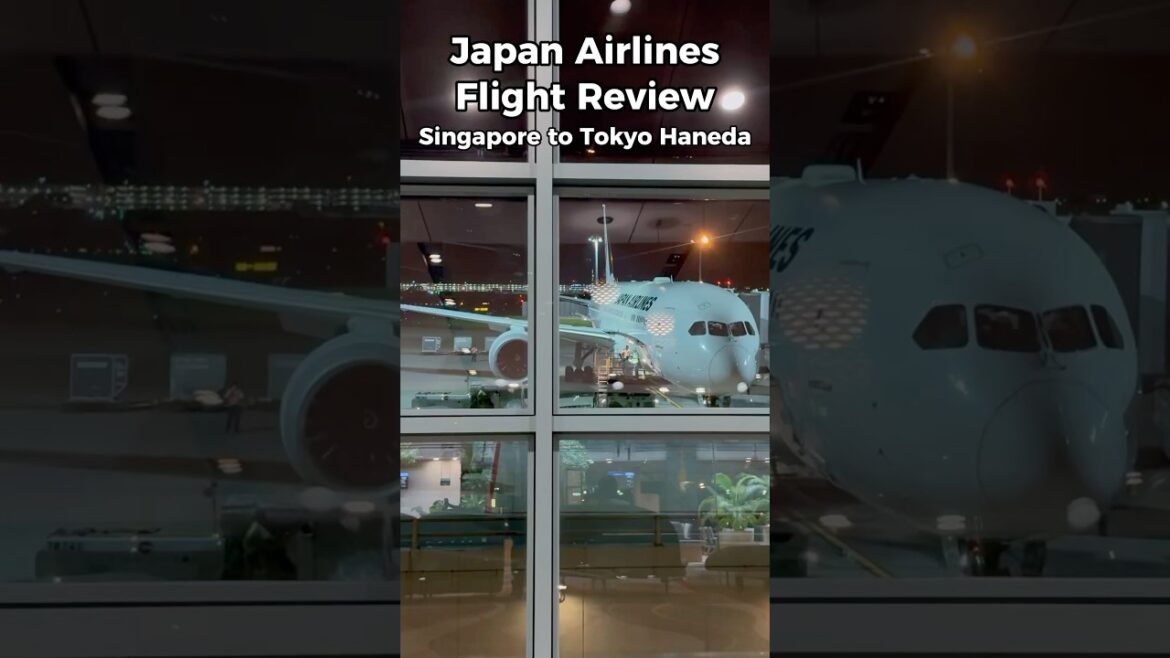 Japan Airlines flight from Singapore to Tokyo #travel #japanairlines #flight Japan Airlines flight from Singapore to Tokyo #travel #japanairlines #flight