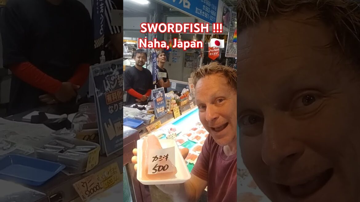 🇯🇵  ECONOMICAL SWORDFISH  Naha, Japan #sashimi #japanesefish #okinawatravel #okinawajapan #nahajapan