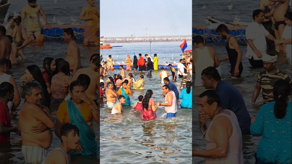 Prayagraj Kumbhmela 2025.sangam Snan. महाकुंभ प्रयागराज संगम.