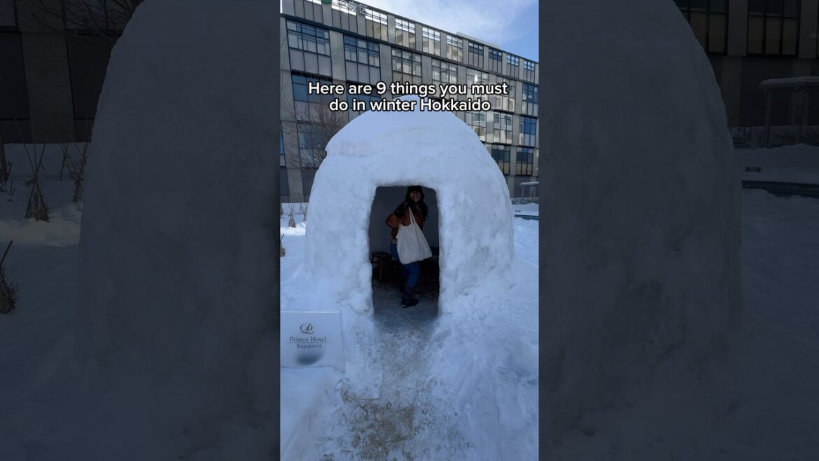 9 things you must do in winter Hokkaido #sapporo #winterlove