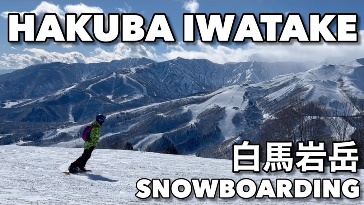 Snowboarding for Beginners at Hakuba Iwatake Japan - Easy Runs & Amazing Views