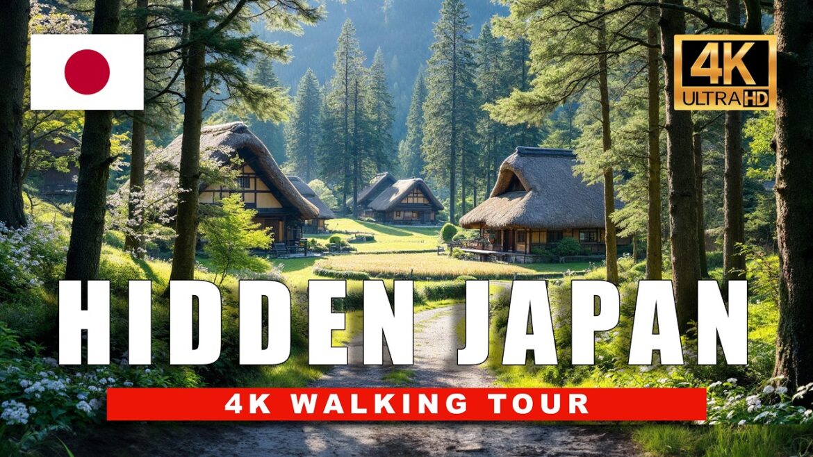 🇯🇵 4K Japan Walk | Most Beautiful Hidden Trail in Japan 🌸 Through Misty Forests & Ancient Villages
