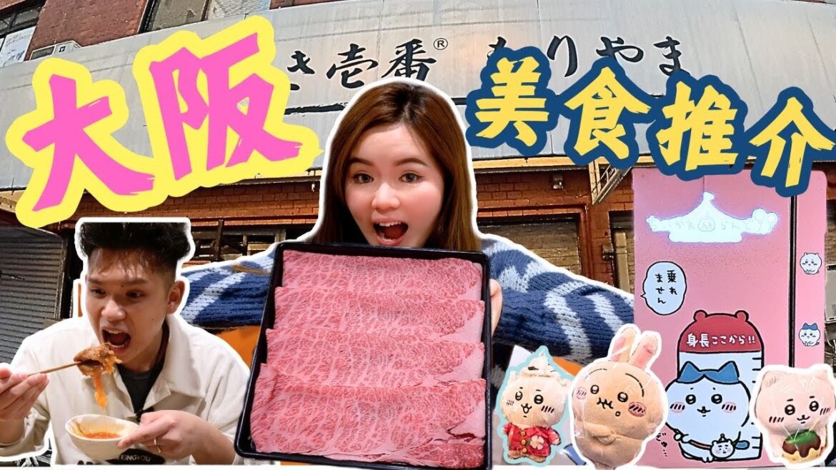 【🇯🇵2025最新大阪美食攻略🔥 】三訪人氣任食和牛壽喜燒！$250港紙￼就能爆吃！CP值極高！｜最更新預約注意事項⚠️ 店舖最新安排｜兩間人氣扭蛋店推介！｜Chiikawa店舖尋寶｜抽各式各樣一番賞