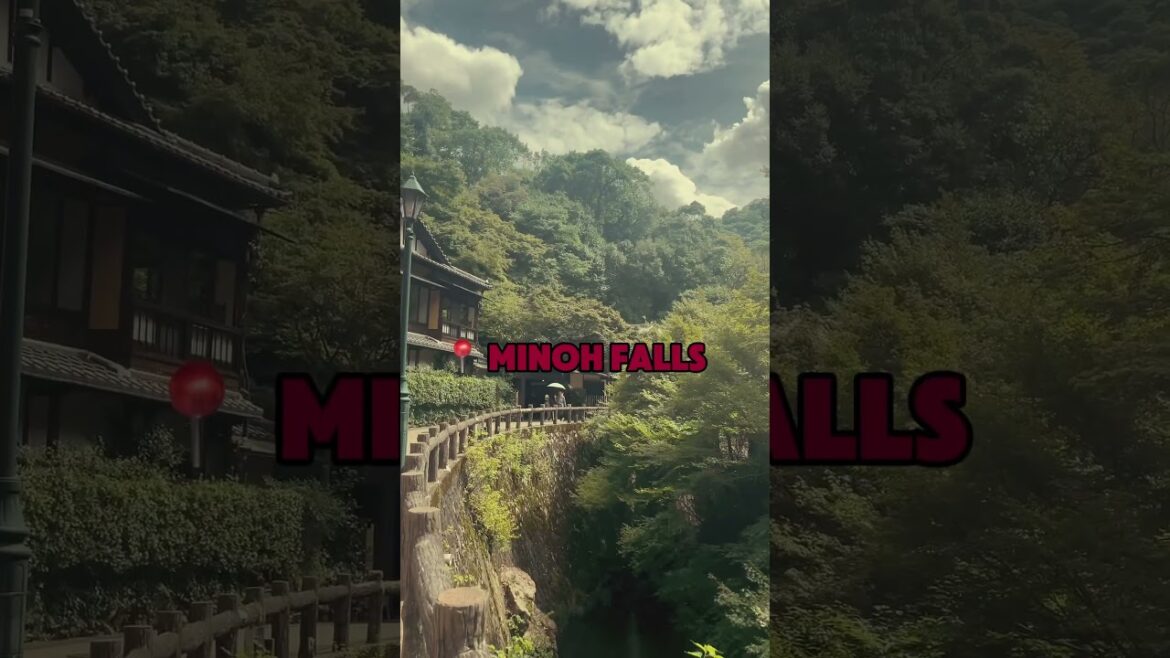 Osaka calm spot : Minoh Falls 🇯🇵 #osakaitinerary #osakatrip