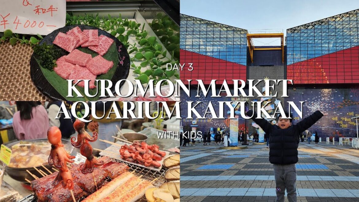 Delicious Eats at Dotonbori & Kuromon Market + Amazing Time at Osaka Aquarium Kaiyukan!