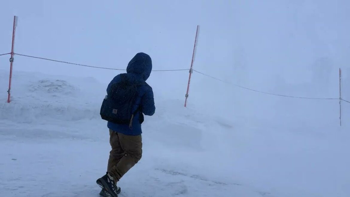 Zao Monster snow storm / winter storm in Zao Onsen, Yamagata, Japan