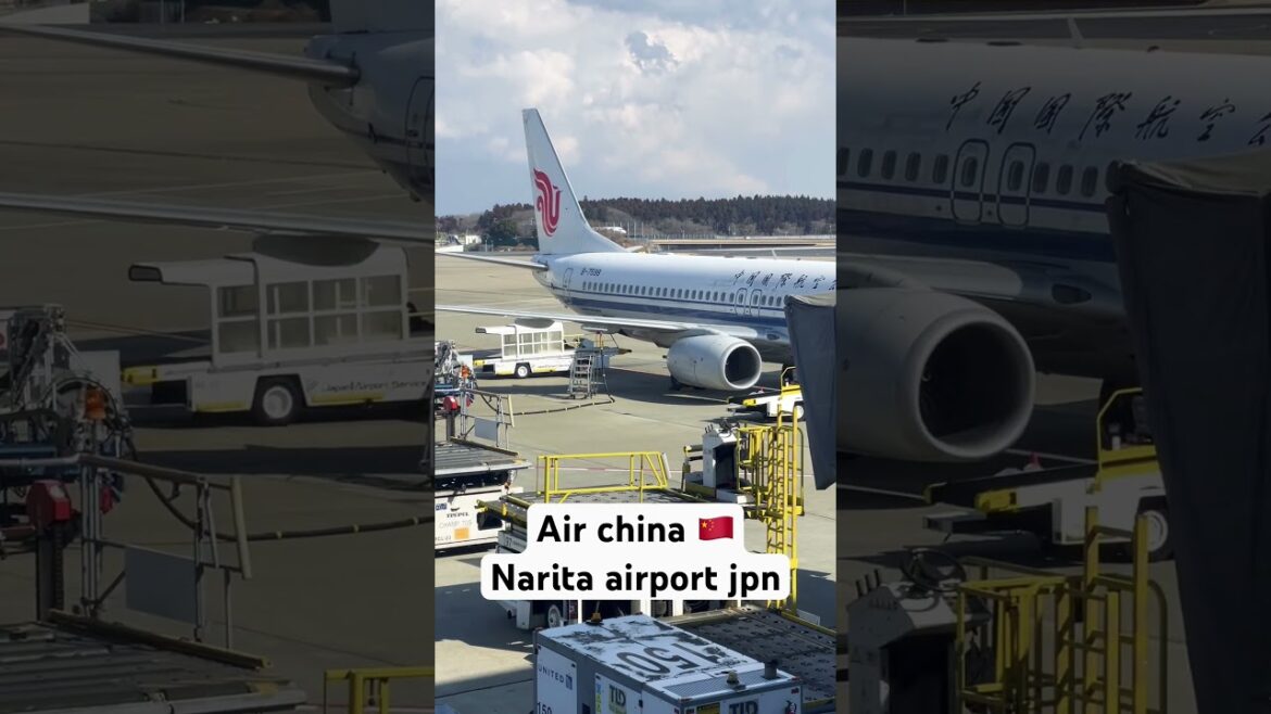 Air china at Narita airport Japan