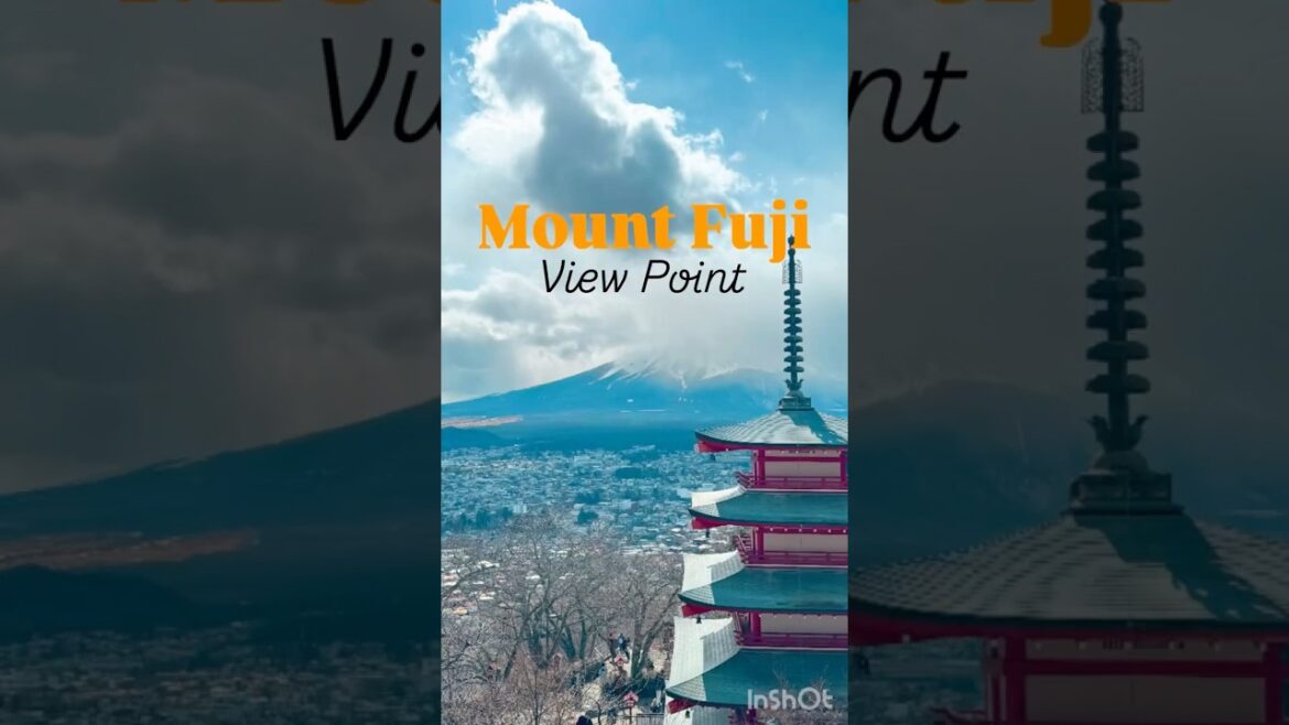 Mount Fuji View Point #mountfuji#viewpoint#pagode#japantravel#travel#bengalivlog #tokyo #hiking