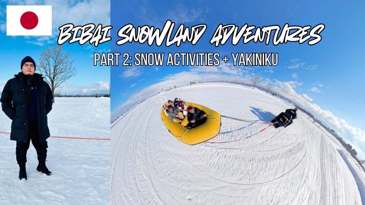 Snow Activities at Bibai Snowland -  Part 2- DIY - Solo Travel 2025
