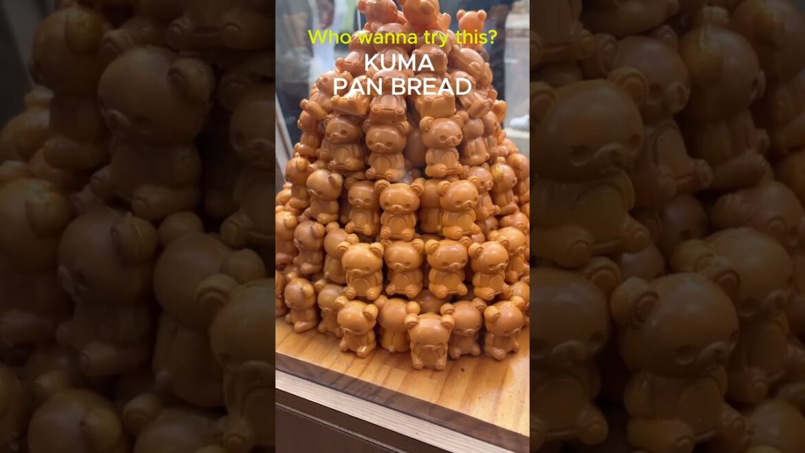 Japan street KUMA bread!