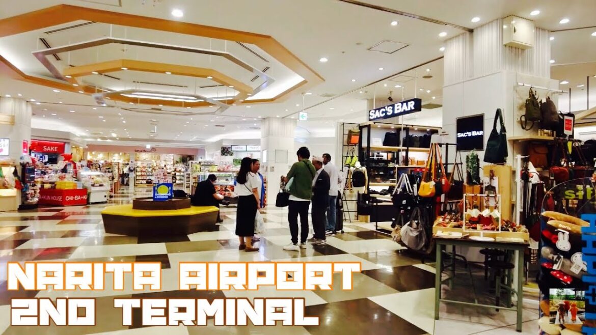🇯🇵4K｜成田国際空港第2ターミナルの４階国際線出発ロビーをウロウロする ~ ショッピングとレストランエリア ~