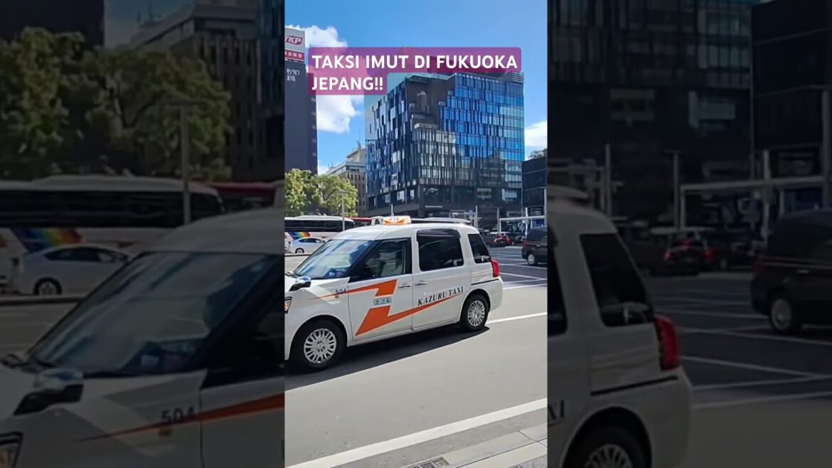 Taksi Imut Cantik di Hakata Station Fukuoka Jepang #shortsfeed #taxi #taksi #hakata #fukuoka #jepang