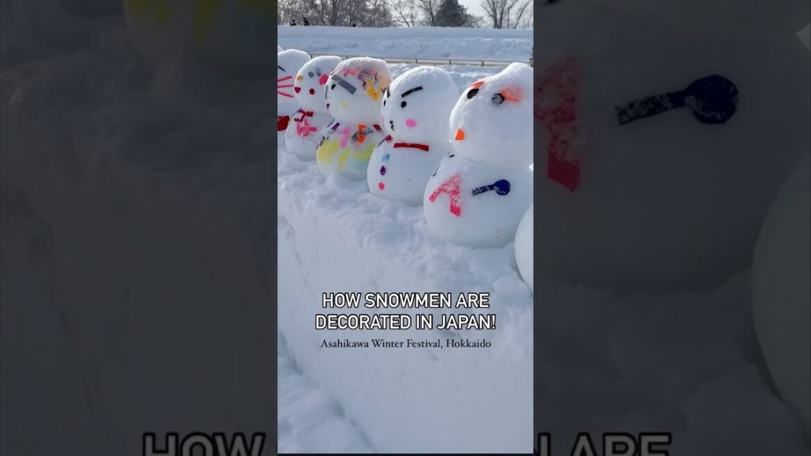 Cute Snowmen in Japan! - Hokkaido Winter Festival