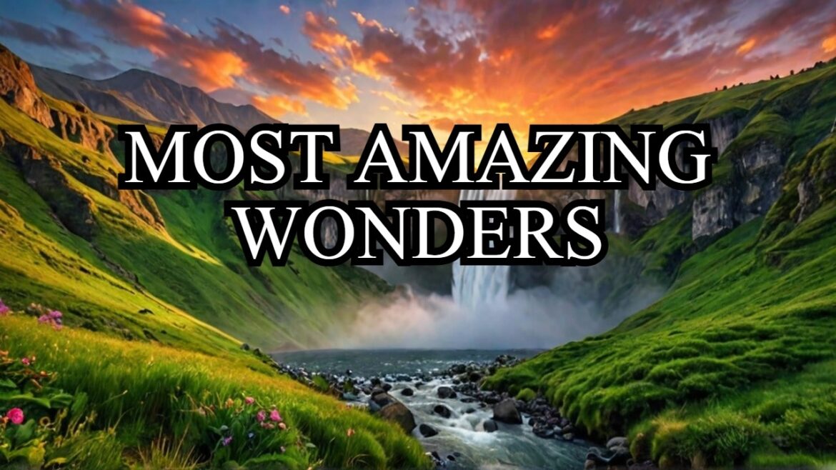 28 natural WONDERS of the WORLD | 4K earth travel guide.