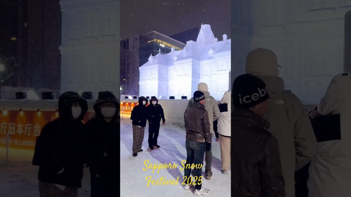 Ice festival Sapporo February 2025 #bestplacestotravelinjapan