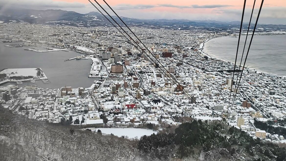 日本北海道【函館山纜車】纜車上山  Hokkaido (Japan)