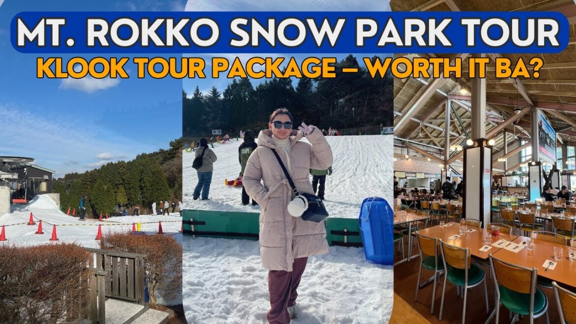 The NEAREST SKI RESORT in OSAKA: Mt. Rokko Snow Park Klook Tour