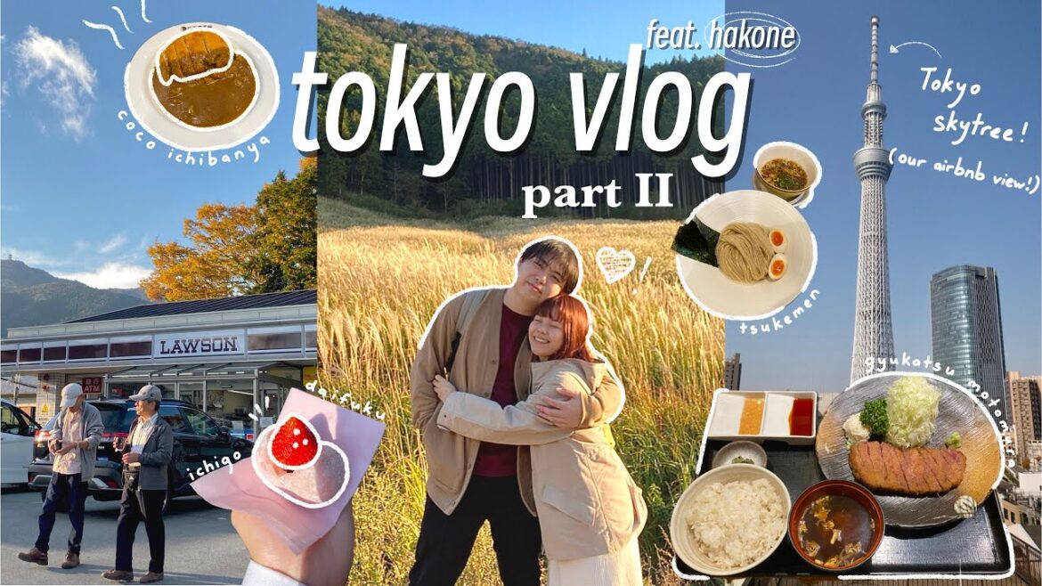 tokyo travel vlog ❀˖° part 2 | exploring Akihabara, trip to Hakone, Sensoji Temple and gacha fails🎞️