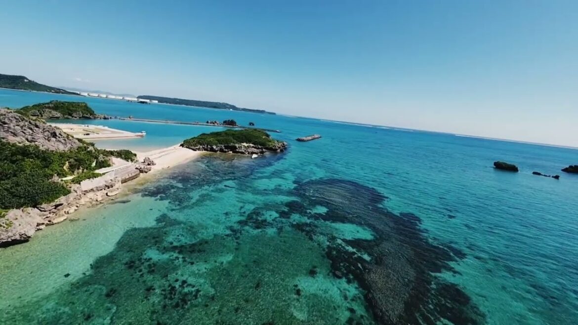 Beautiful coastline of Okinawa