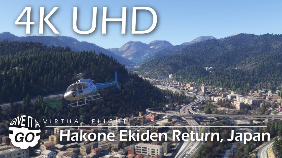 4K – Hakone Ekiden Return Route, Japan – Virtual Scenic Flight 049 4K - Hakone Ekiden Return Route, Japan - Virtual Scenic Flight 049
