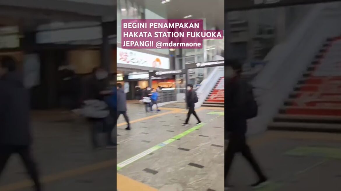 Penampakan JR Hakata Station  Fukuoka Jepang #shortsfeed #jrpass #hakata #fukuoka #station #japan