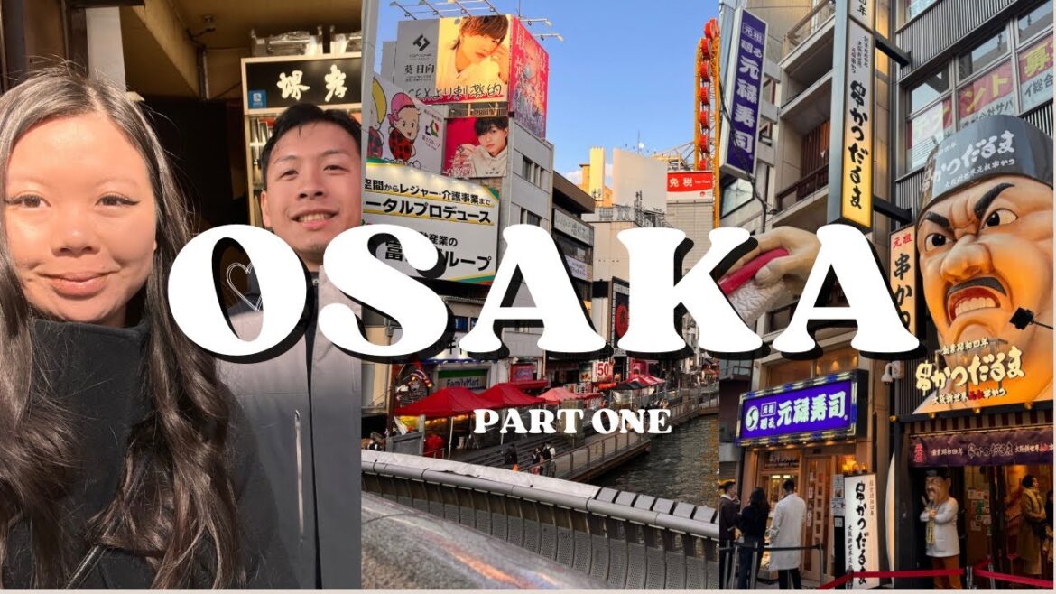OSAKA Part 1 | getting to osaka, japanese curry, and dotonbori food & attractions! 🐙