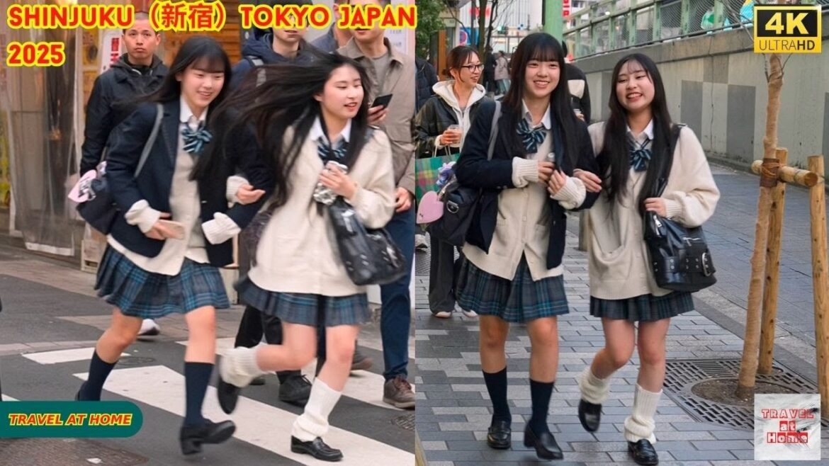 4k hdr japan travel 2025 | Walk in Shinjuku（新宿）Tokyo Japan |  Relaxing Natural City ambience