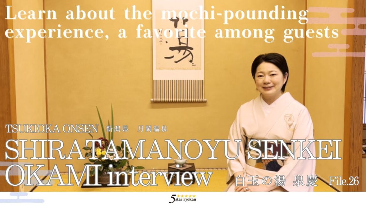 OKAMI Interview “SHIRATAMANOYU SENKEI” (白玉の湯 泉慶) Tsukioka Onsen｜Niigata