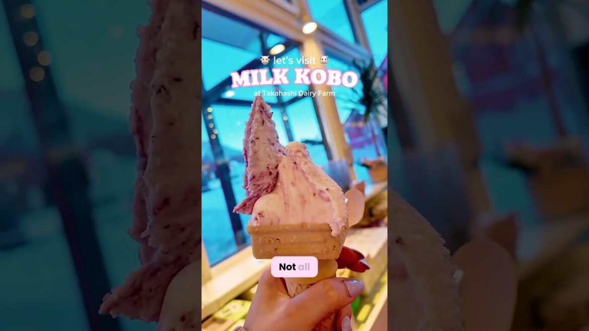 Visiting Milk Kobo in Niseko, Japan 🐮💕