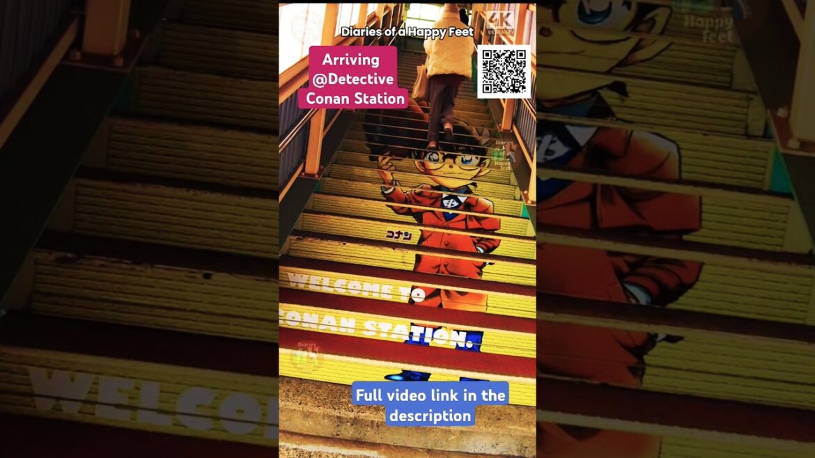 Arriving @Detective Conan Station Anime inspired Train Station in Japan #detectiveconan #animeshorts Arriving @Detective Conan Station Anime inspired Train Station in Japan #detectiveconan #animeshorts