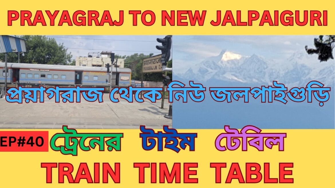 Prayagraj to New Jalpaiguri By Train-Timings, Tips & More-Kumbh Mela 2025-Tribeni Sangam-Maha Kumbh Prayagraj to New Jalpaiguri By Train-Timings, Tips & More-Kumbh Mela 2025-Tribeni Sangam-Maha Kumbh