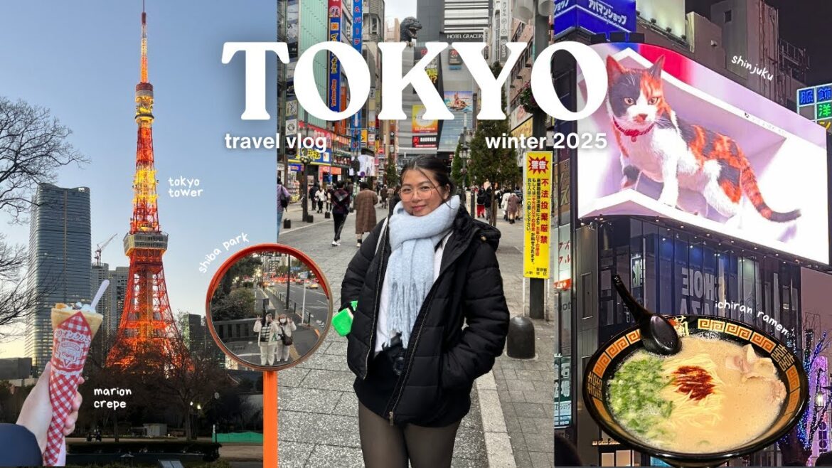 JAPAN VLOG 🗼Tokyo Tower, Ichiran Ramen, Shibuya Loft, Harajuku and Shinjuku food and shopping 🍜🛍️🇯🇵
