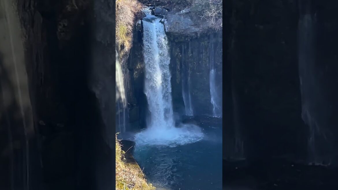 The Shiraito Waterfalls near Mt. Fuji
