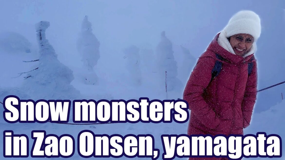 Snow Monster in Zao Onsen (Mount Zao Onsen Yamagata) #樹氷 #蔵王温泉