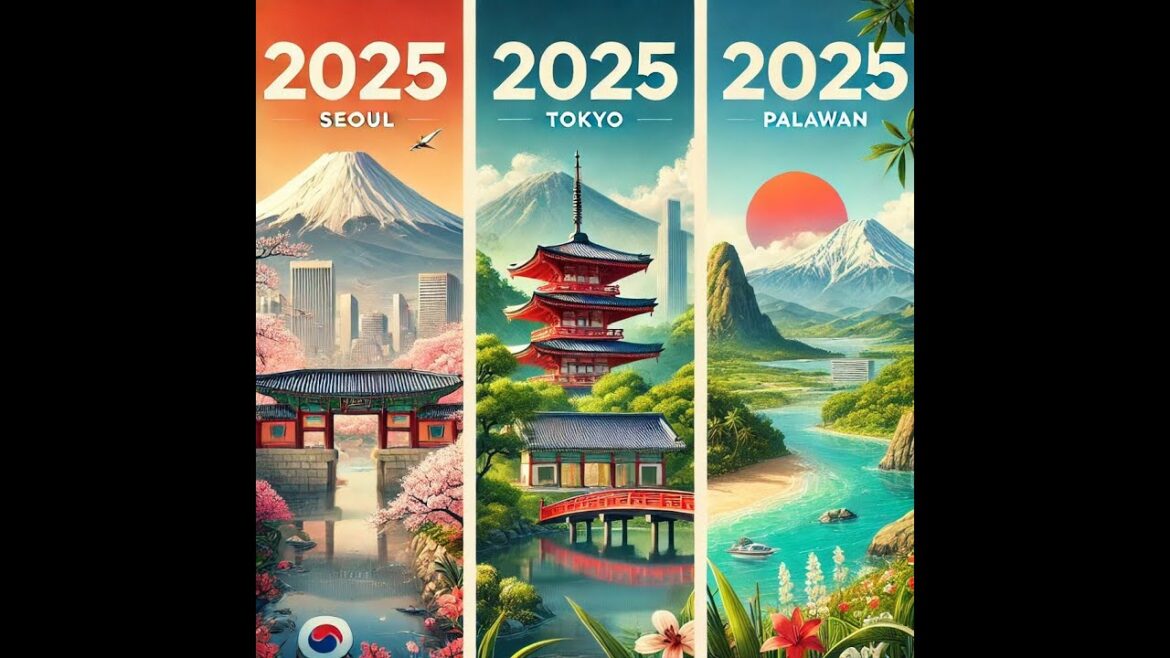 Best Travel Destinations for 2025  :Tokyo vs Seoul vs Palawan – Where Should You Go?