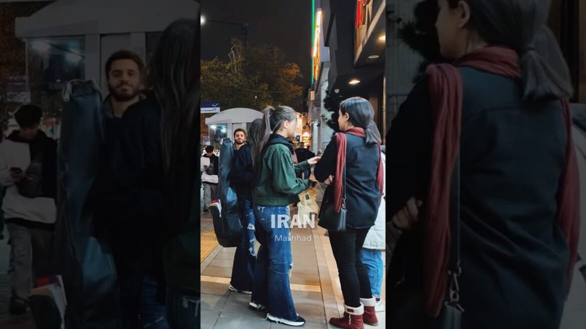 Amazing Streets of IRAN 🫣 Mashhad Sajjad boulevard at Night