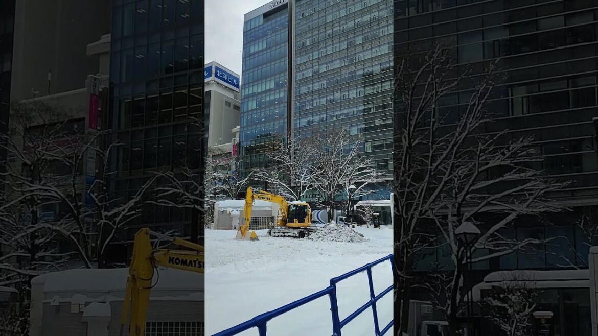Sapporo TV tower at Odori Park #snow #sapporo #japan
