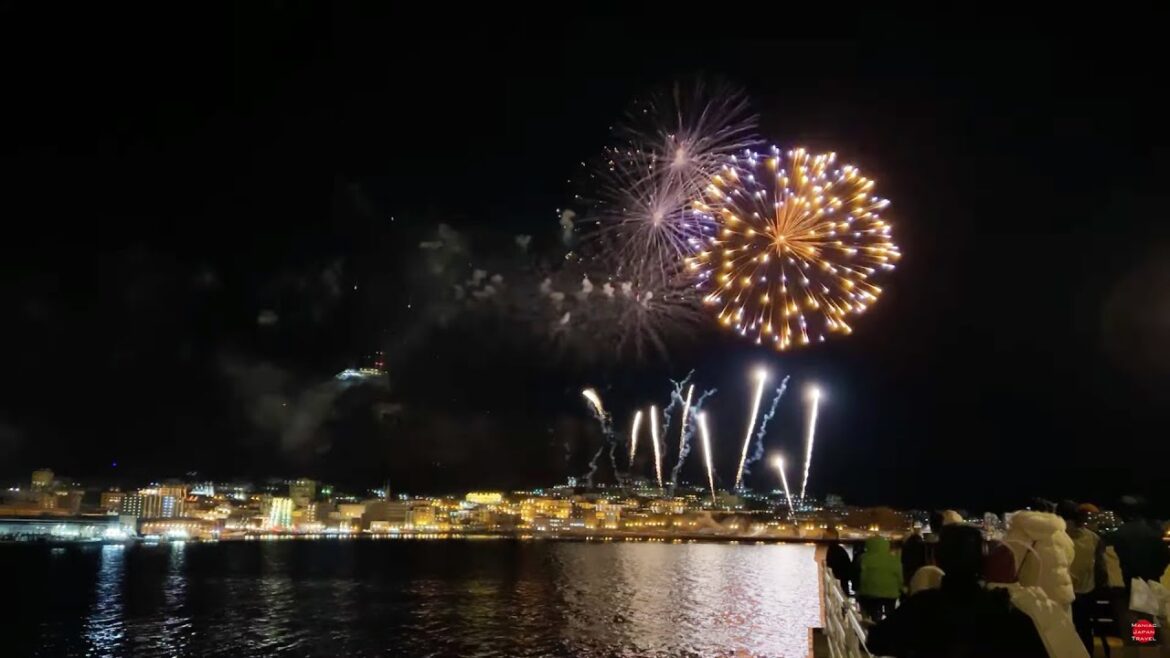北海道 はこだて冬花火 を見よう 2025.2.22 北海道 はこだて冬花火 を見よう 2025.2.22