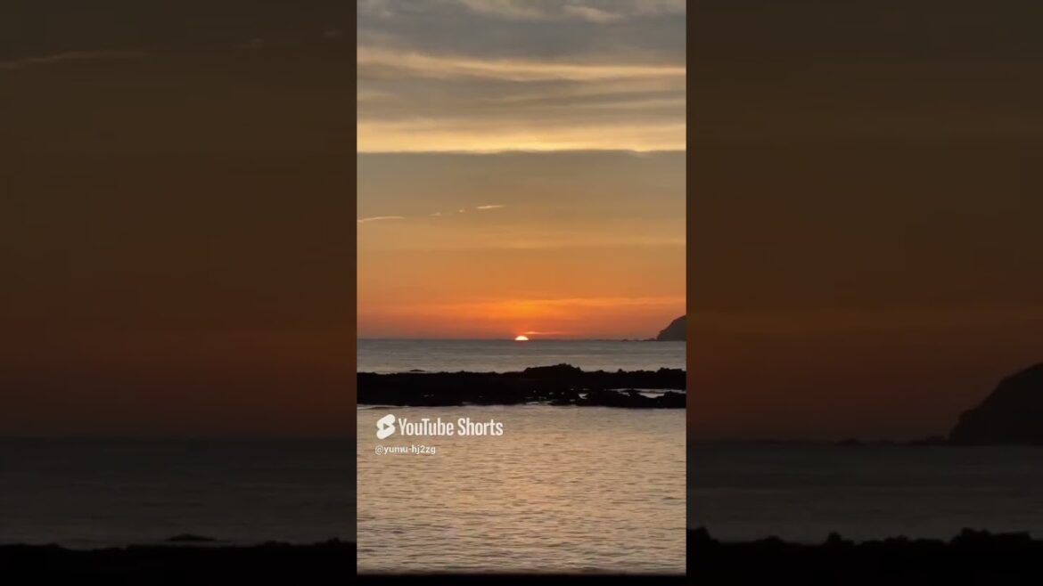 2024　天草の夕陽　綺麗