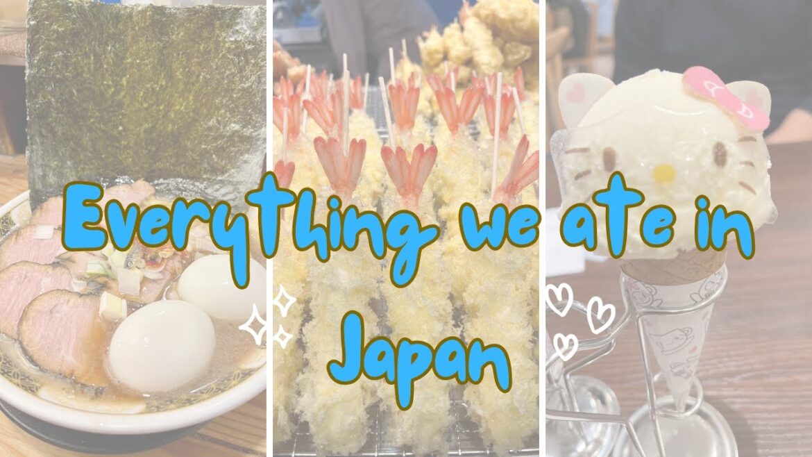 🍣 Everything We Ate in Japan! 🍜