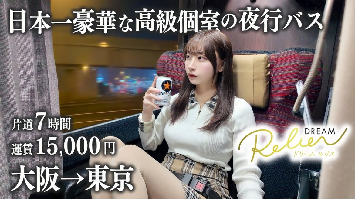 【大阪→東京】高級個室夜行バスに初めて乗車、片道15,000円はさすがに… 【大阪→東京】高級個室夜行バスに初めて乗車、片道15,000円はさすがに...