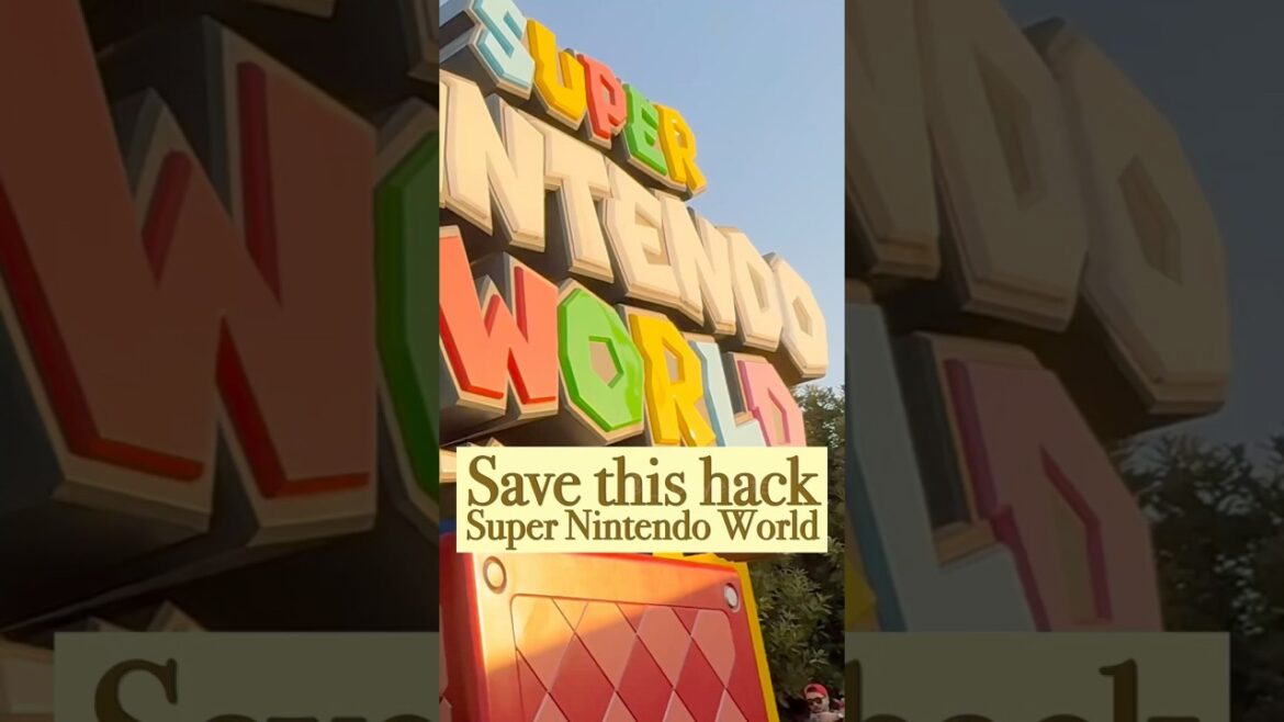 Save this hack for Super Nintendo World, Universal Studios Japan🇯🇵