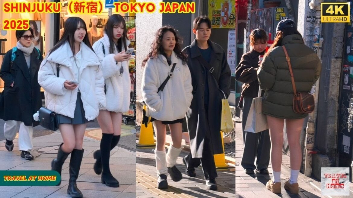 4k hdr japan travel 2025 | Walk in Shinjuku（新宿）Tokyo Japan |  Relaxing Natural City ambience